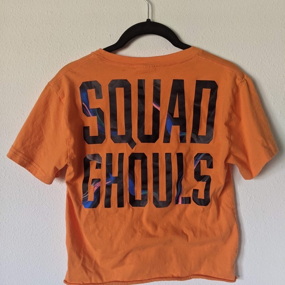 VS PINK Ghoul Squad Skeleton Hands Crop Top - Picture 2 of 4